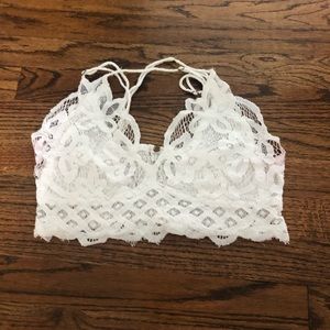 FREE PEOPLE WHITE ADELLA BRALETTE
